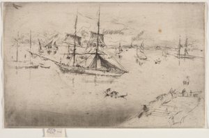 Lagoon: Middagstid av James McNeill Whistler