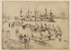 Lilla Dordrecht av James Abbott McNeill Whistler