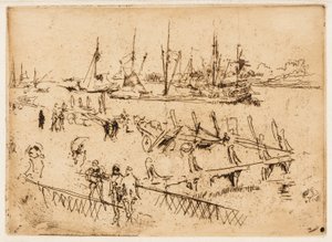 Lilla Dordrecht av James Abbott McNeill Whistler