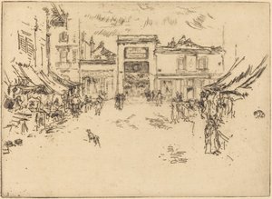Lilla marknadsplatsen, Tours av James McNeill Whistler