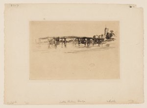 Lilla Putney Bridge av James Abbott McNeill Whistler
