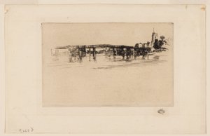 Lilla Putney Bridge av James Abbott McNeill Whistler