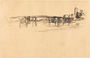 Little Putney nr 1 av James McNeill Whistler