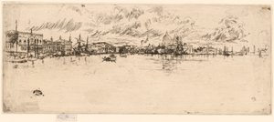 Långa Venedig av James Abbott McNeill Whistler