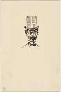Man i hög hatt av James McNeill Whistler