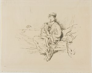 Mor och barn, nr 2 av James Abbott McNeill Whistler