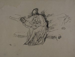 Mor och barn, nr 4 av James Abbott McNeill Whistler