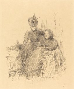 Mor och dotter av James Abbott McNeill Whistler