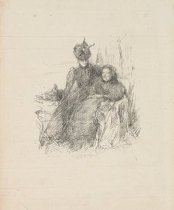 Mor och dotter av James Abbott McNeill Whistler