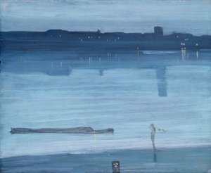 Nocturne: Blått och silver – Chelsea av James McNeill Whistler