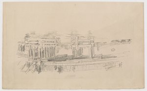 Gamla Battersea Bridge av James Abbott McNeill Whistler