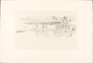 Gamla Battersea Bridge av James Abbott McNeill Whistler