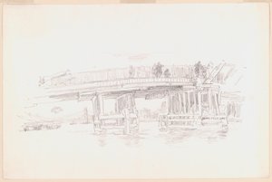 Gamla Battersea Bridge av James Abbott McNeill Whistler