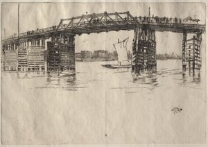 Den gamla Battersea-bron av James McNeill Whistler
