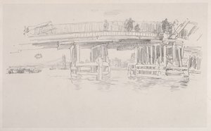 Den gamla Battersea-bron av James McNeill Whistler