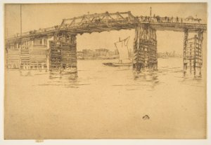 Gamla Battersea Bridge av James McNeill Whistler