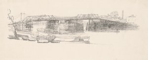 Old Battersea Bridge, nr 2 av James Abbott McNeill Whistler