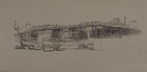 Old Battersea Bridge, nr 2 av James Abbott McNeill Whistler