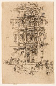 Slott, Bryssel av James Abbott McNeill Whistler