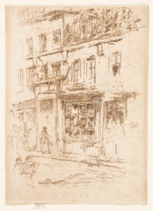 Little Butter Street, Bryssel av James Abbott McNeill Whistler
