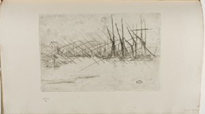 Pickle Herring Wharf av James Abbott McNeill Whistler