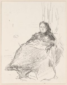 Porträttstudie: Mrs Philip, nr 2 av James Abbott McNeill Whistler