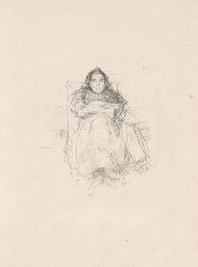 Porträttstudie: Mrs. Philip, nr 3 (recto) Porträttstudie: Geneviève Mallarmé (verso)
