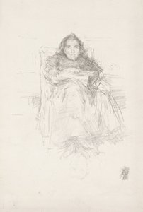Porträttstudie: Mrs Philip, nr 3 av James Abbott McNeill Whistler