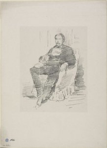 Porträtt av Dr Whistler, nr 2 av James Abbott McNeill Whistler