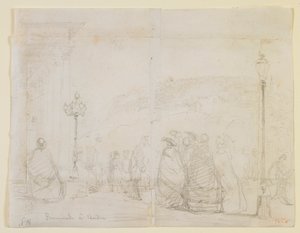 Promenera i Baden av James Abbott McNeill Whistler