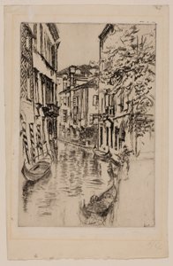 Lugn kanal av James McNeill Whistler