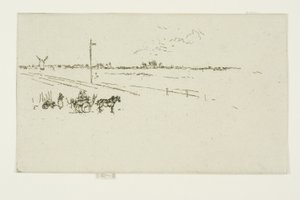 Järnvägsstation, Voves av James Abbott McNeill Whistler