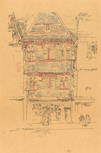 Röda huset, Paimpol av James Abbott McNeill Whistler