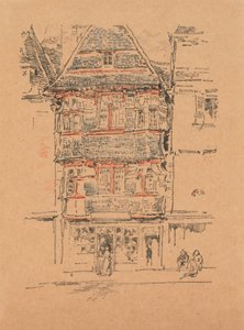 Röda huset, Paimpol av James Abbott McNeill Whistler