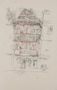 Röda huset, Paimpol av James Abbott McNeill Whistler