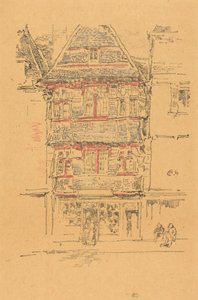 Röda huset, Paimpol av James McNeill Whistler