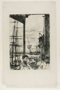 Rotherhithe av James Abbott McNeill Whistler