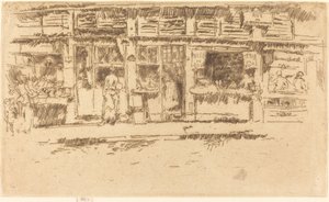 Rue de la Rochefoucauld av James Abbott McNeill Whistler