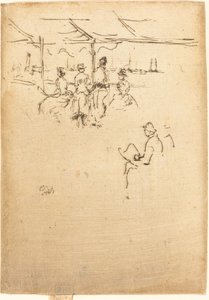 Ryde Pier av James Abbott McNeill Whistler