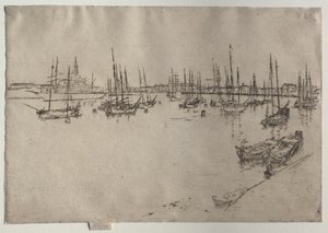San Giorgio, Venedig av James McNeill Whistler