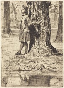 Seymour stående under ett träd av James McNeill Whistler