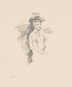 Skiss av en smed av James Abbott McNeill Whistler