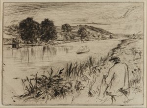 Skissning av James Abbott McNeill Whistler