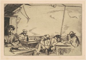 Soppa för tre sous av James McNeill Whistler