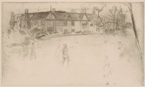 Speke Hall av James Abbott McNeill Whistler