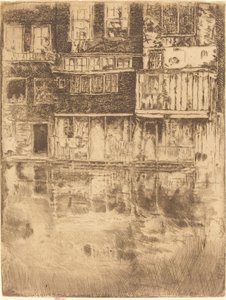 Square House, Amsterdam av James Abbott McNeill Whistler
