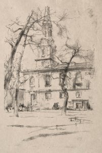 St. Giles-in-the-Fields av James McNeill Whistler