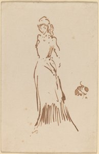 Stående kvinnlig figur av James Abbott McNeill Whistler