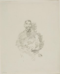 Stephane Mallarme av James McNeill Whistler