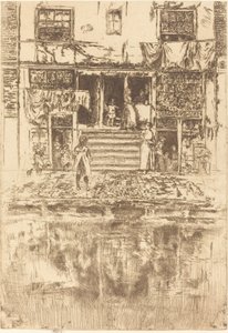 Steg, Amsterdam av James Abbott McNeill Whistler